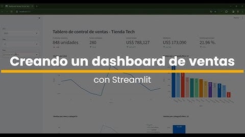 Tutorial   Creando un dashboard de Ventas en Streamlit