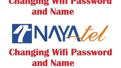 How to change Nayatel Wifi Password and Name|| 100% Working