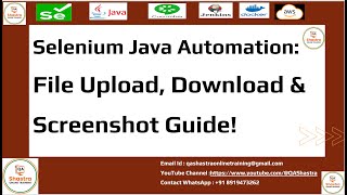 Selenium Java Automation: File Upload, Download & Screenshot Guide!