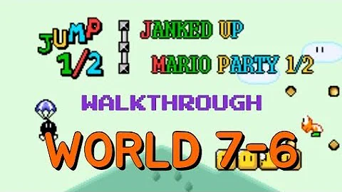 [SMW hack - JUMP½ Full Walkthrough] 7-6:Earthquake Havoc