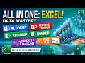 Full Excel Data Analysis Course | VLOOKUP, HLOOKUP, Pivot Tables, INDEX & MATCH