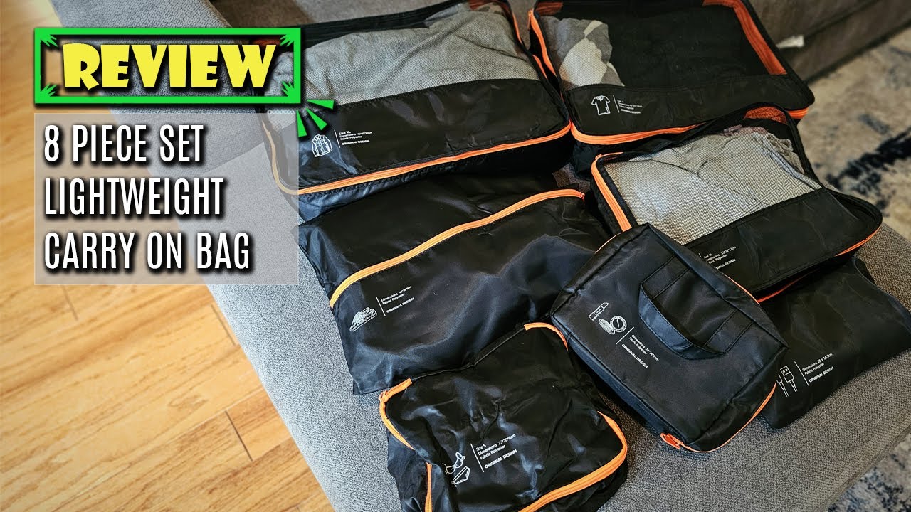 Upgrade Your Trip Packaging: DIMJ Packing Cubes for Suitcases - YouTube