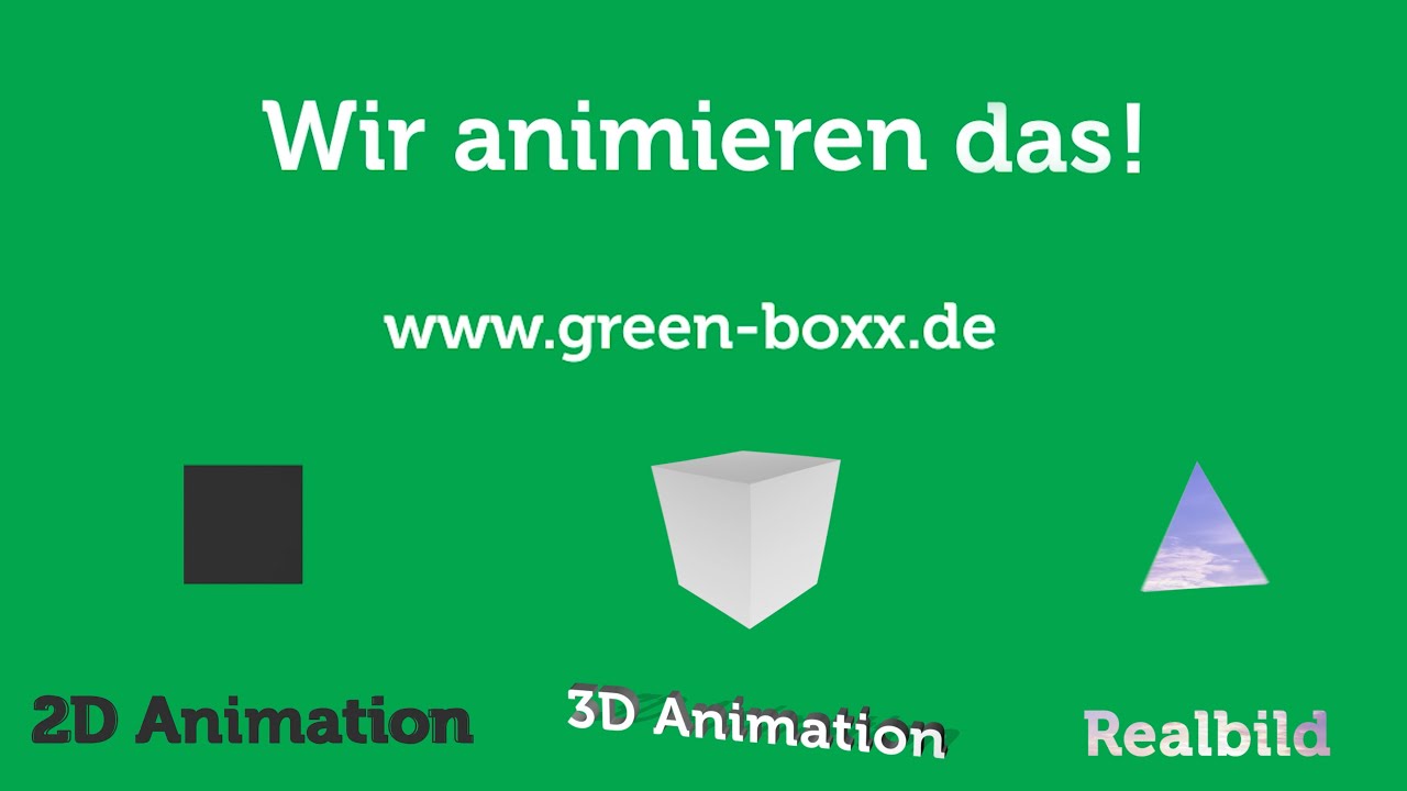 greenboxx animation - Wir animieren das! Animationen für Produktwerbung, Kampagnen, Social Media