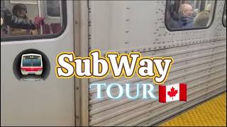 Travel in SubWay  Canada vlog