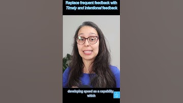 In agile, go for timely and intentional feedback. #agile #scrum #allthingsagile