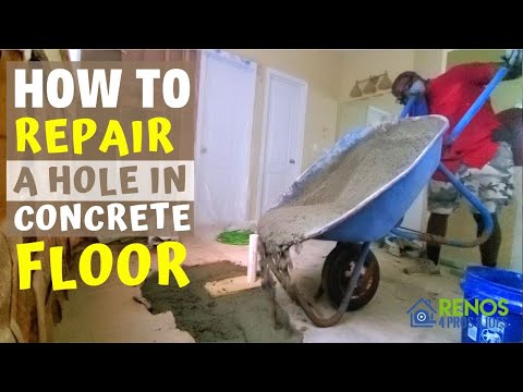 Video: Cum peticeți o gaură mare într-o podea de beton?