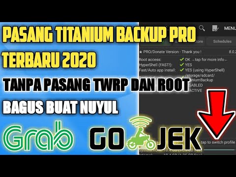 Cara pasang Titanium backup pro terbaru 2020 No Root & Twrp