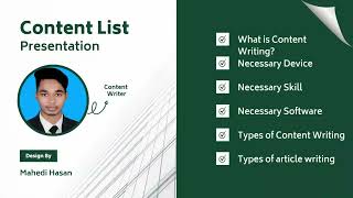 Content Writing Course (Bangla) What is Content Writing? Skill | software | Types of Content Writing