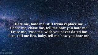 HATE ME - ELLIE GOULDING & JUICE WRLD (LYRICS)