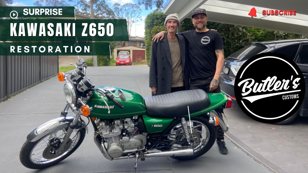 1977 Kawasaki z650 - YouTube