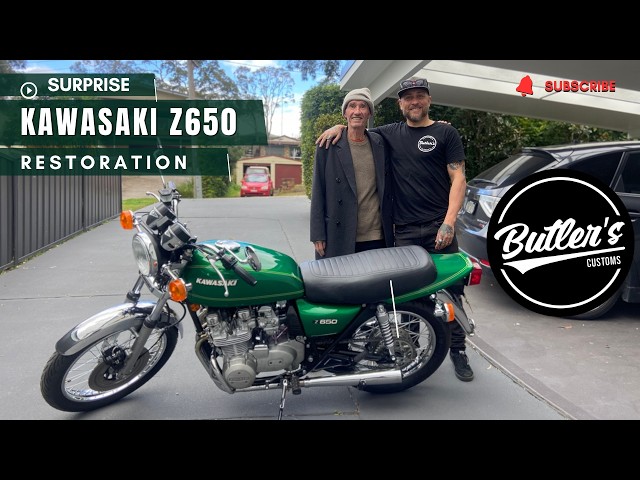 1977 Kawasaki z650 - YouTube