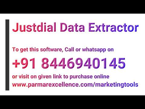 JustDial Data Extractor with Keygen | Digital Marketing | Data Extractor | B2B Data | Marketing | JD