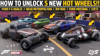 Forza Horizon 5 - HOW TO UNLOCK 5 NEW HOT WHEELS CARS (RIGHT NOW)