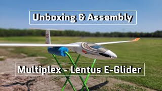 Multiplex Lentus E Glider - Unboxing and Assembly Walkthrough Guide - Electric Glider 3M Wingspan