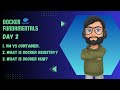 Docker Fundamentals | Day 2 | Vm vs Containers | What is docker image registry | What is docker hub?
