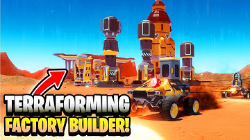 I Built A FULLY-AUTOMATED TERRAFORMING FACTORY On Mars In This NEW Automation Game!