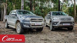 2016 Toyota Hilux vs Ford Ranger - Offroad & Review