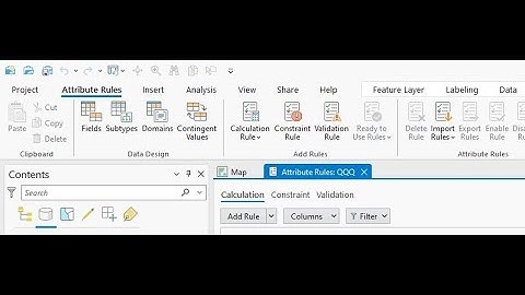 12. قواعد السمات لضبط البيانات الوصفيه عند إدخال ورسم المعالم | Create Attribute Rule