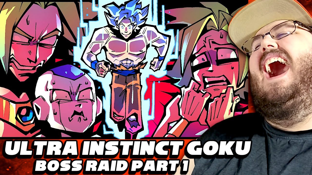 DBFZ - Рейд на босса Гоку в стиле Ultra Instinct невозможен!! (ЧАСТЬ 1) - СМЕШНЫЕ МОМЕНТЫ РЕАКЦИЯ...