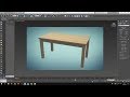 Моделирование стола в 3ds Max из примитивов