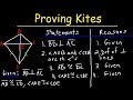 Proving a Quadrilateral Is a Kite - Two Column Proofs - Geometry