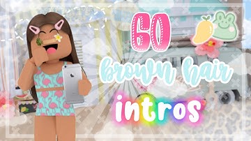 60 *FREE* ANIMATED GFX INTROS (NO CREDIT) *BROWN HAIR ONLY* | xbobalotlxx ♡