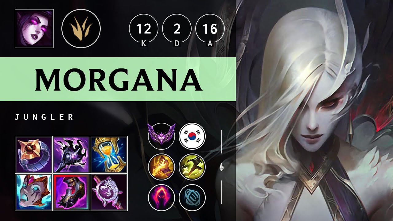 Morgana Jungle vs Qiyana - KR Master Patch 25.13
