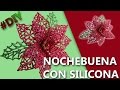 COMO HACER UNA FLOR NOCHEBUENA | Manualidades flor de navidad