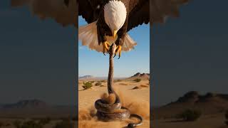2️⃣ Eagle vs Snake — Desert Strike - Wild Clash #animals #wildlife #epic #nature #shorts #viralm#fyp