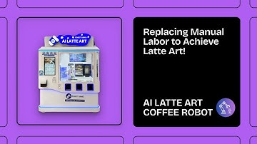 AI Latte Art Coffee Robot (Coffee Making Process)