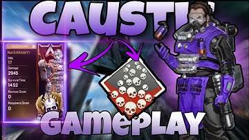 INSANE 17 KILLS WITH CAUSTIC!!🔥| APEX LEGENDS MOBILE GAMEPLAY