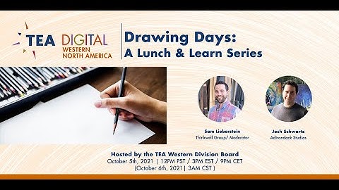Drawing Days: A Lunch & Learn Series #1 — Josh Schwartz — Recorded live on October 5, 2021