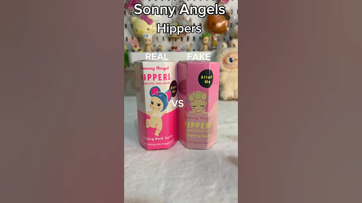 REAL VS FAKE Sonny Angel HIPPERS #Sonnyangel #fyp #labubu #trinket #blindbox #cute #collectables