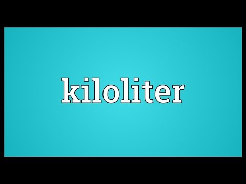 Header of kiloliter
