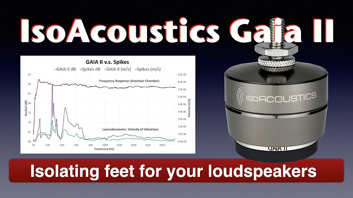 IsoAcoustics Gaia II decoupling loudspeaker feet