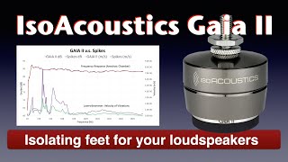 IsoAcoustics Gaia II decoupling loudspeaker feet