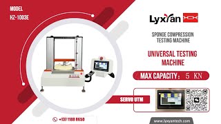Famous FOAM hardness compression Testing Machine ISO 2439 using steps details explanation Profile