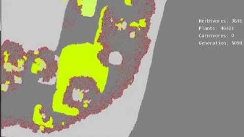 Runtime Projects - C#  Artificial Life Simple ecosystem evolution