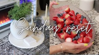 Sunday Reset Routine: Reset routine with me, Home Decor, Meal Prep &amp; TJMax Haul
