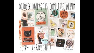 October Daily: 2019 Completed Album Flip