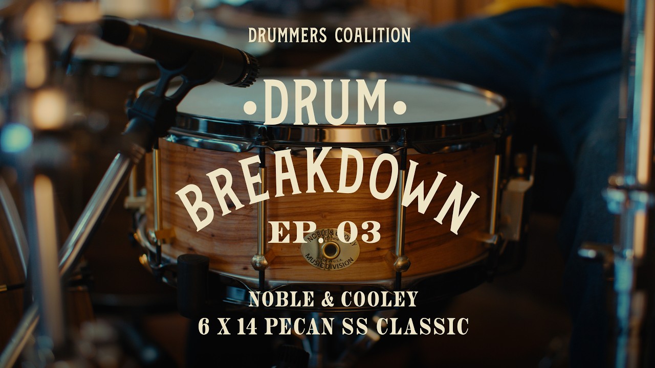 Drum Breakdown: Noble & Cooley 6x14 Pecan SS Classic