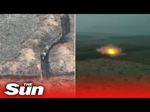 Ukrainian Forces Pummel Russian Positions Near Bakhmut.