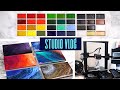 NEW Paint Palettes &amp; Another 3D Printer!?! (Ender 3 V2 Setup) | Studio Vlog
