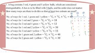 # Grade 12 Math (Ch 5 - Section D - 1+2) From Math Journal