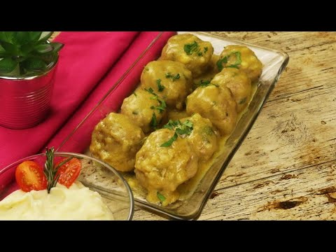 Video: Ricetta Polpette In Salsa Di Panna Acida Tenera