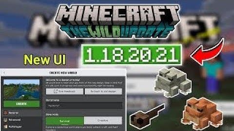 How TO Download Minecraft PE 1.18.20.21||Minecraft 1.18.20.21 New Official Version Released!