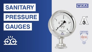 Safe pressure measurement in sanitary applications | Diaphragm pressure gauges in hygienic design