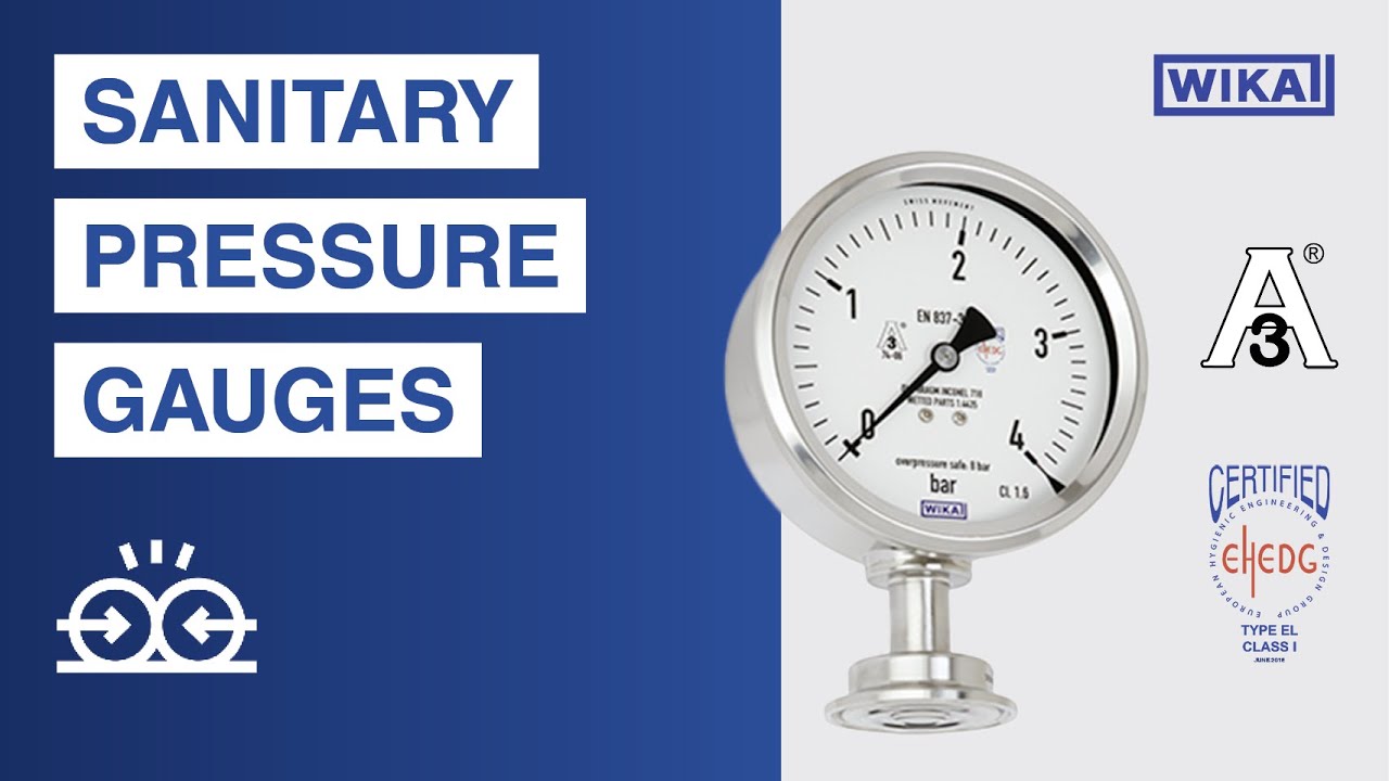 Safe pressure measurement in sanitary applications | Diaphragm pressure gauges in hygienic design