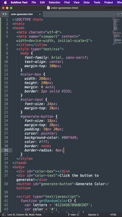 How To Fix Color Problems 😭 | HTML CSS JavaScript - YouTube