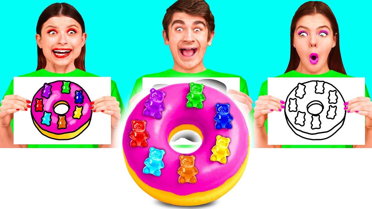 Кто Лучше Нарисует Предмет, Получит Его | Удивительные Лайфхаки и Хитрости от AZaZa Challenge